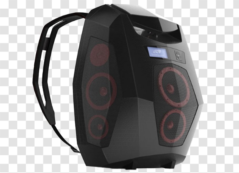 Backpack Computer Speakers Loudspeaker Boombox Bag - Stereophonic Sound Transparent PNG