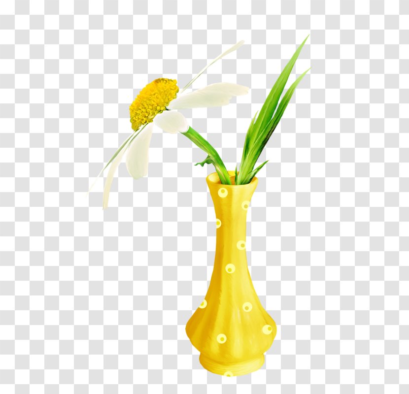 Cut Flowers Vase Still Life Photography Plant Stem - Yellow Transparent PNG