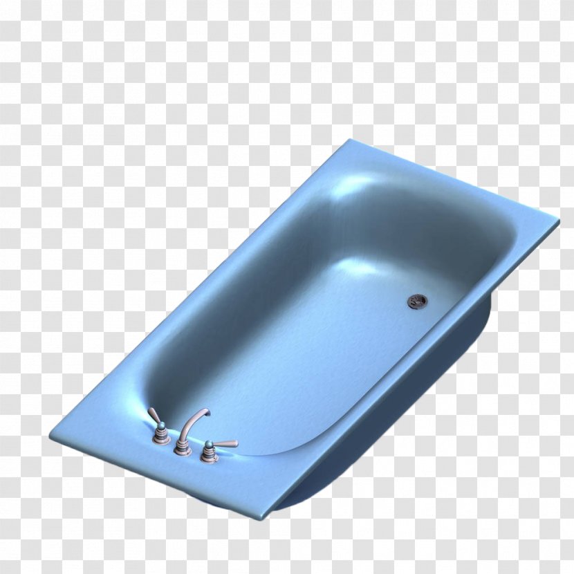 Royalty-free Illustration - Kitchen Sink - Metal Square Bath Transparent PNG
