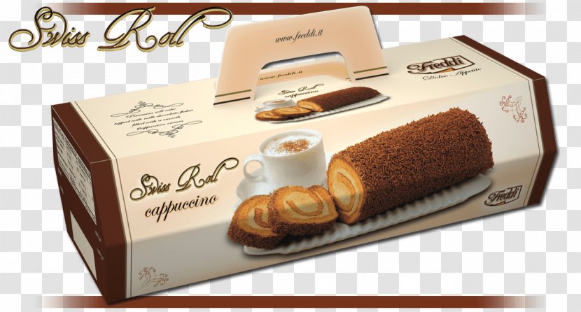 Swiss Roll Praline Cream Cake Dessert - Petit Four Transparent PNG