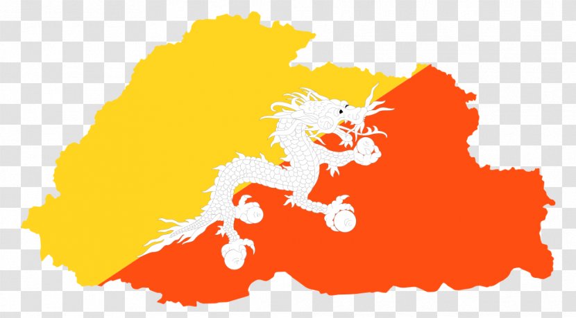 Flag Of Bhutan National Flags Asia Transparent PNG