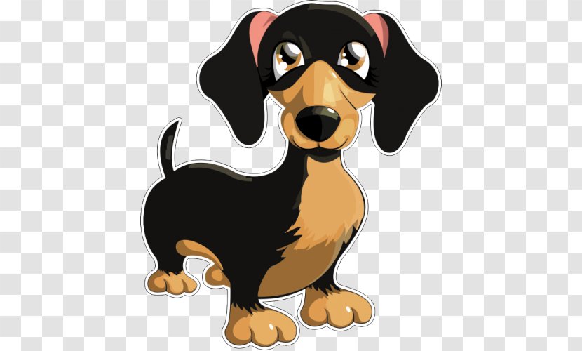 Dachshund Puppy Clip Art Openclipart Illustration - Rare Breed Dog Transparent PNG
