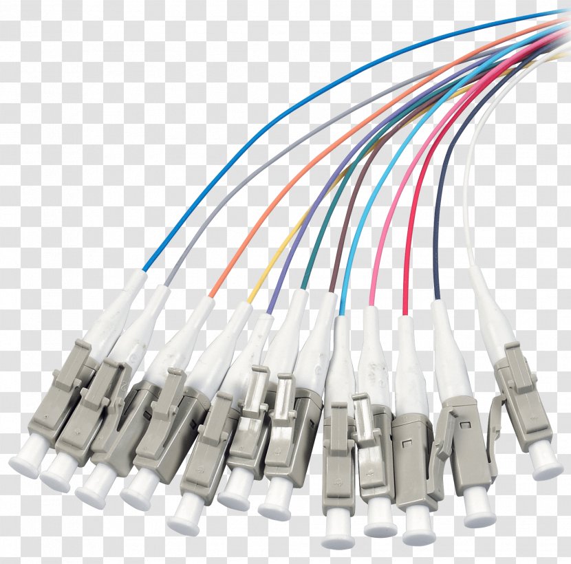 Glass Fiber Multi-mode Optical Electrical Connector Cable - Entry System - Termination Transparent PNG