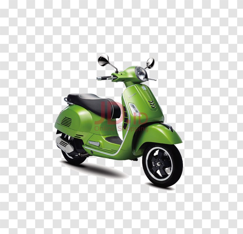 Piaggio Vespa GTS 300 Super Scooter - Motorcycle Accessories Transparent PNG