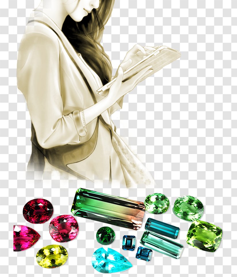 Tourmaline Gemstone Color Jewellery Green - Jade Transparent PNG