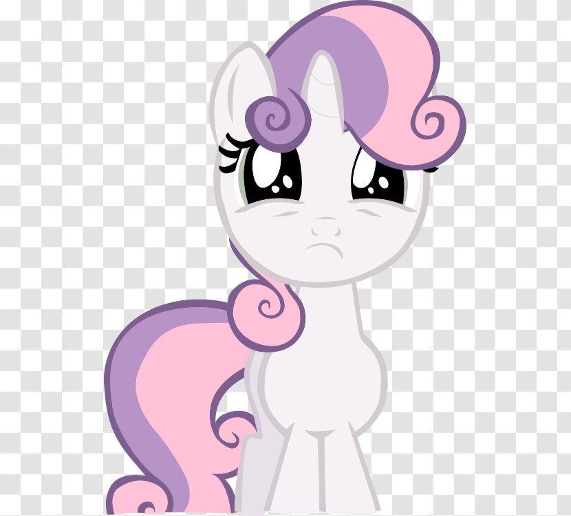 Pony Kitten Sweetie Belle Whiskers Rarity - Silhouette Transparent PNG