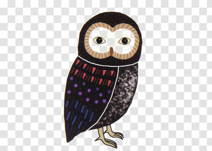 Little Owl Black - Cartoon Transparent PNG