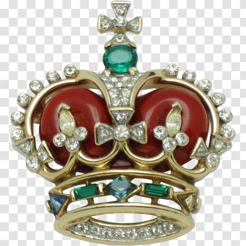 Brooch Jewellery Earring Crown Gemstone - Choker - Jewels Transparent PNG