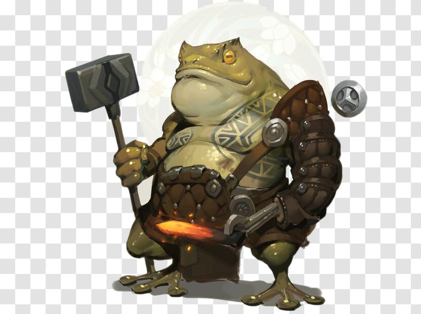 Dungeons & Dragons Pathfinder Roleplaying Game D20 System Bullywug Monster Manual - Toad Hammer Warrior Transparent PNG