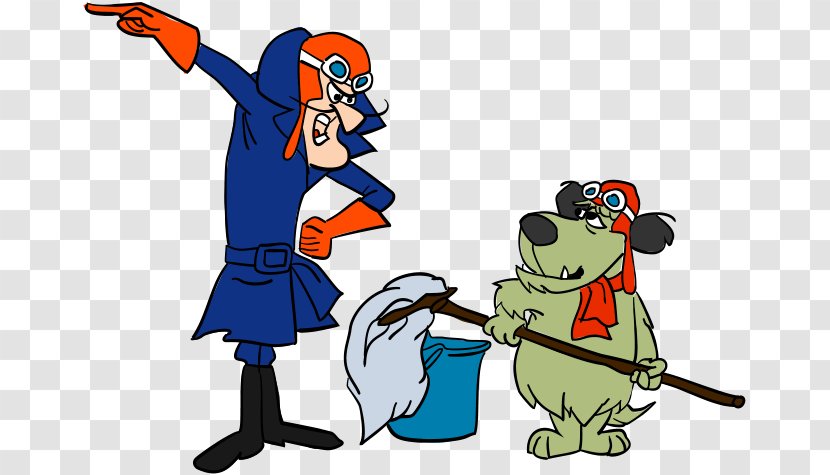Muttley Dick Dastardly Cartoon Hanna-Barbera Character - Artwork - And In Their Flying Machines Transparent PNG
