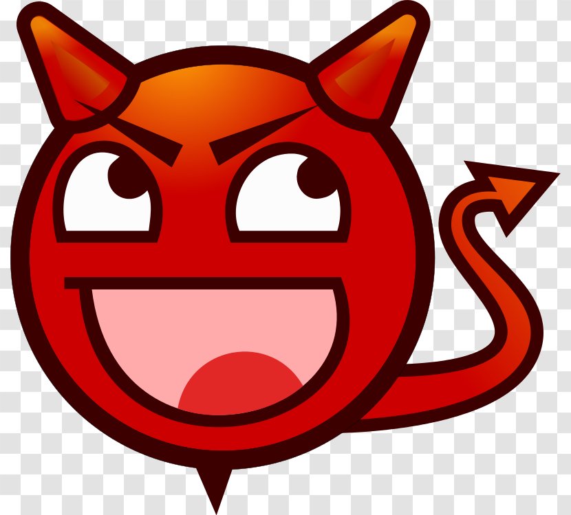 Demon Devil Clip Art - Face Clipart Transparent PNG