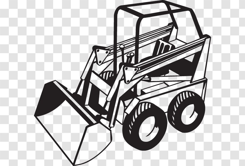 Heavy Machinery Bobcat Company Caterpillar Inc. Clip Art Loader - Automotive Design - Tractor Transparent PNG