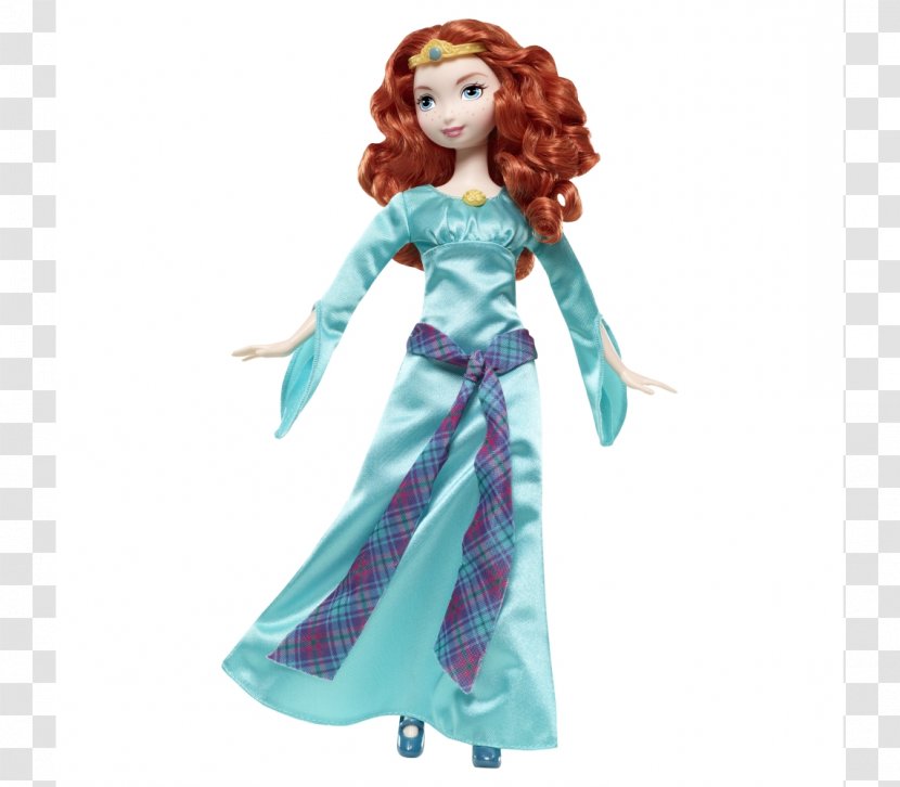 Merida Brave Ariel Disney Princess Doll Transparent PNG
