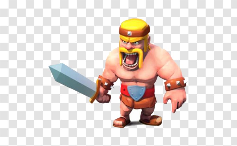 Clash Of Clans Royale Barbarian Video Game Transparent PNG