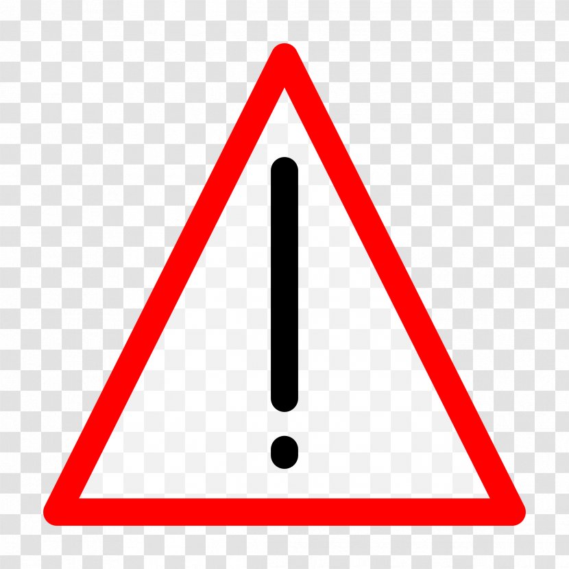Warning Sign Symbol Clip Art - Triangle Transparent PNG