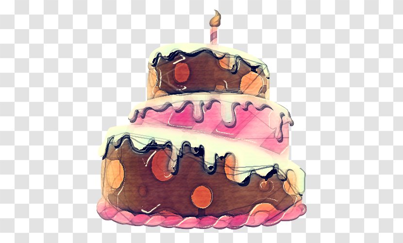 Birthday Cake - Baked Goods - Fondant Decorating Transparent PNG