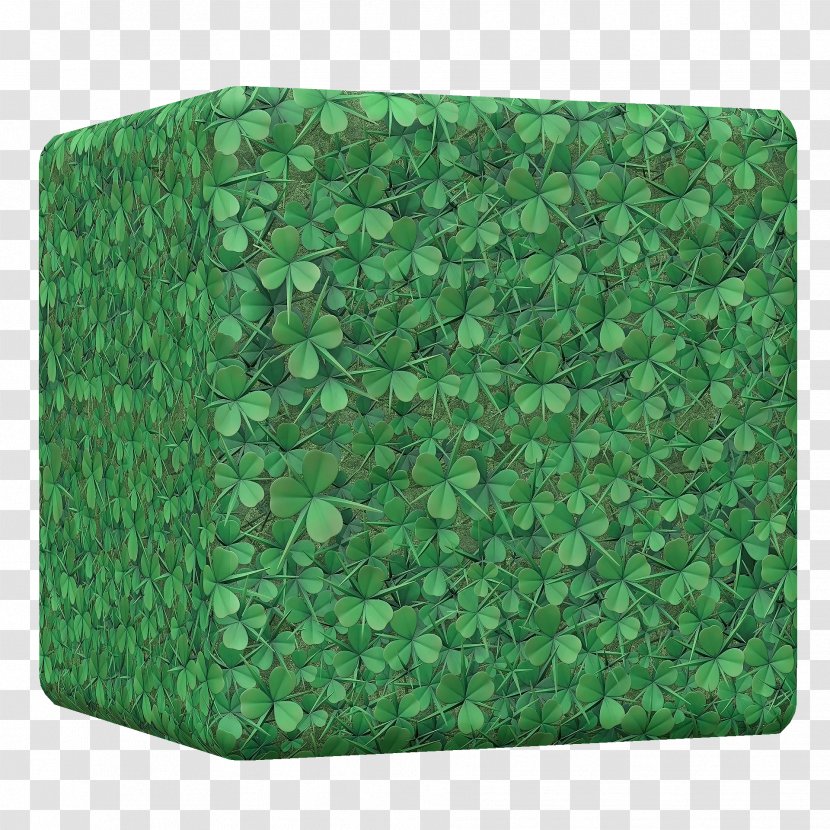 Green Camouflage Rectangle - Grass - Clover Painted Transparent PNG