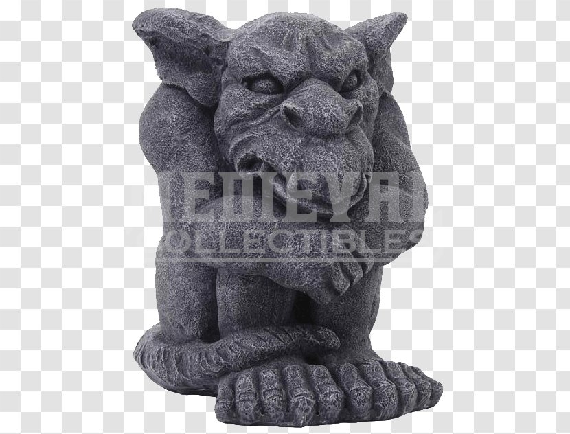 Gargoyle Statue Figurine Stone Carving Art - Grave - Statues Transparent PNG