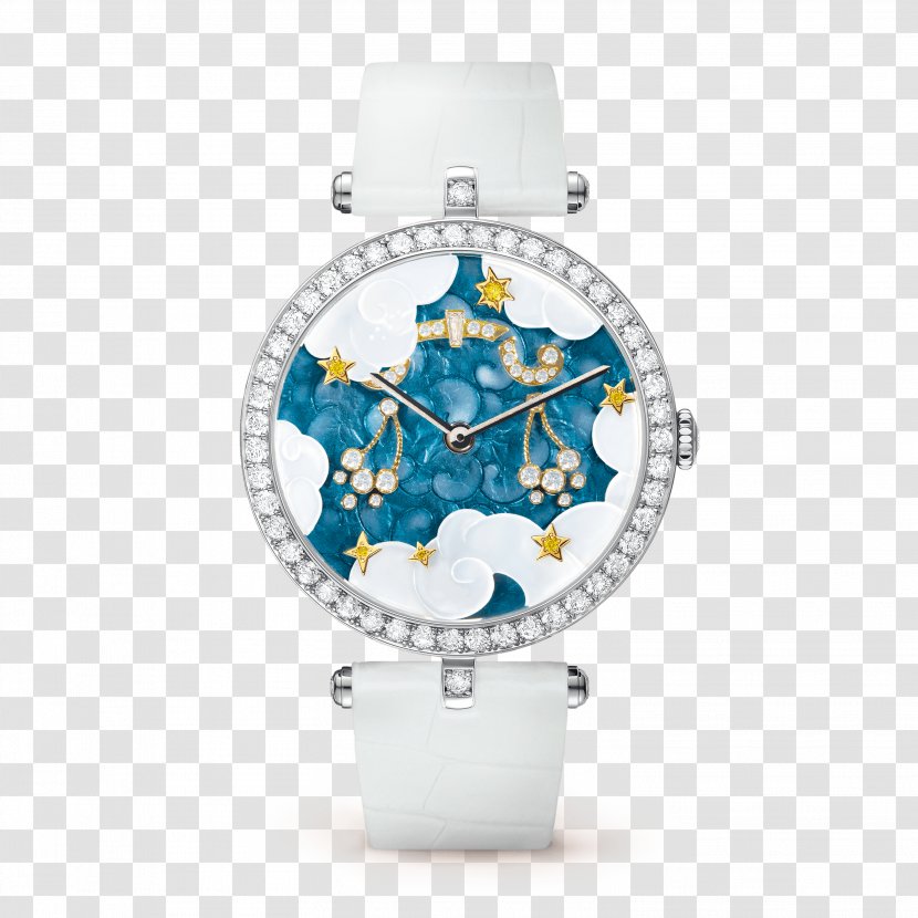 Mechanical Watch Van Cleef & Arpels Zodiac Dial - Ecodrive Transparent PNG