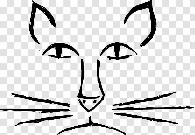 Face Drawing Facial Hair - Tree - Cat Transparent PNG