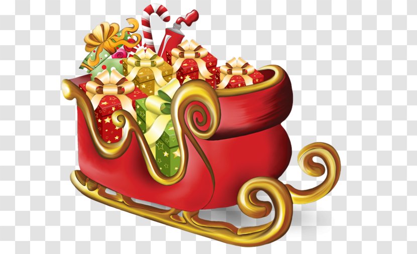 Santa Claus Ded Moroz Sled Clip Art - New Year Transparent PNG