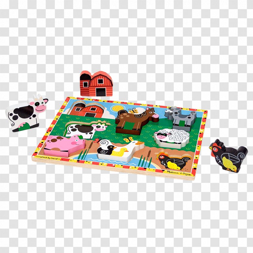 Jigsaw Puzzles Melissa & Doug Toy Farm - 15 Puzzle Transparent PNG