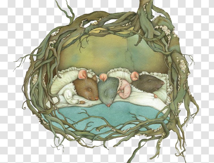 Computer Mouse Embroidery Cross-stitch Rat Rodent - Rat's Nest Transparent PNG