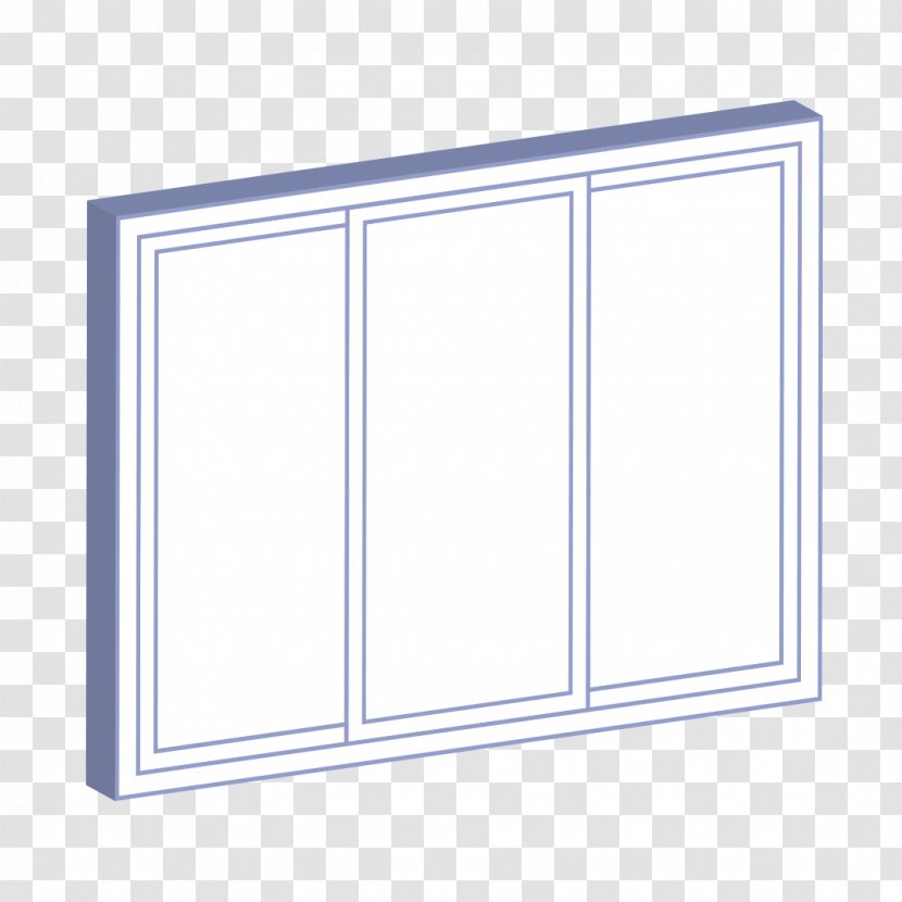 Sash Window Line - Sliding Door Pattern Transparent PNG