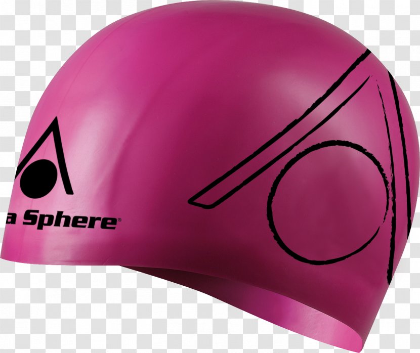 Swim Caps Aqua Sphere Tri Cap Swimming Swimsuit - Pink Transparent PNG