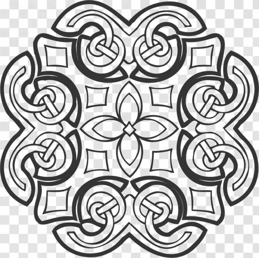 Ornament Celtic Knot Celts - Round Transparent PNG