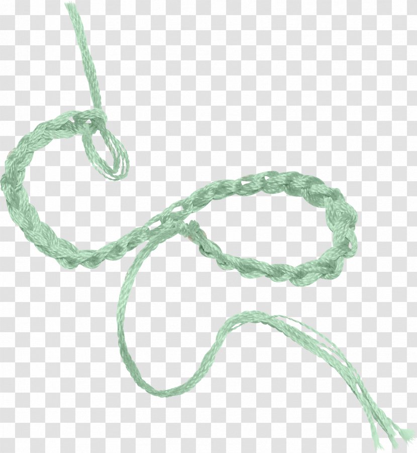 Dynamic Rope Braid - Green Transparent PNG