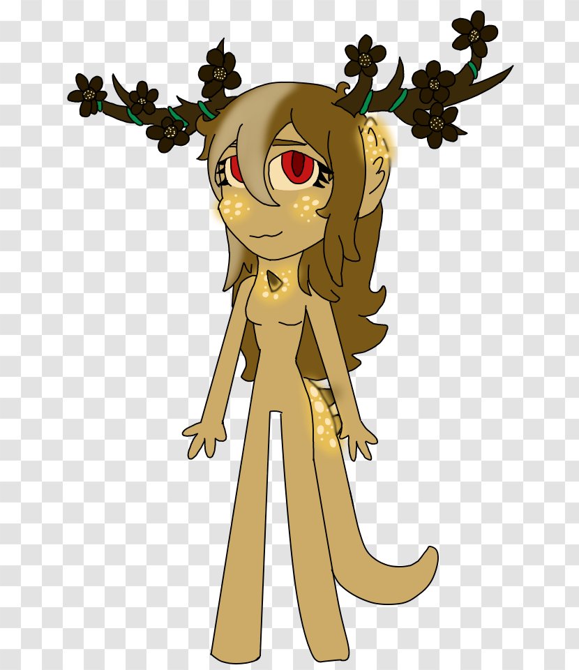 Reindeer Horse Legendary Creature Cartoon - Tree Transparent PNG