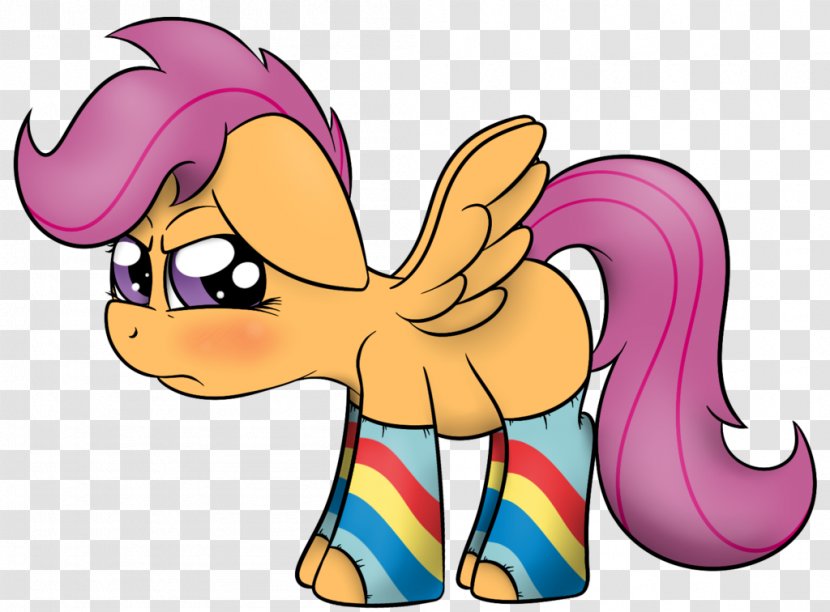 Pony Scootaloo Rarity Applejack Fluttershy - Mythical Creature - Horse Transparent PNG