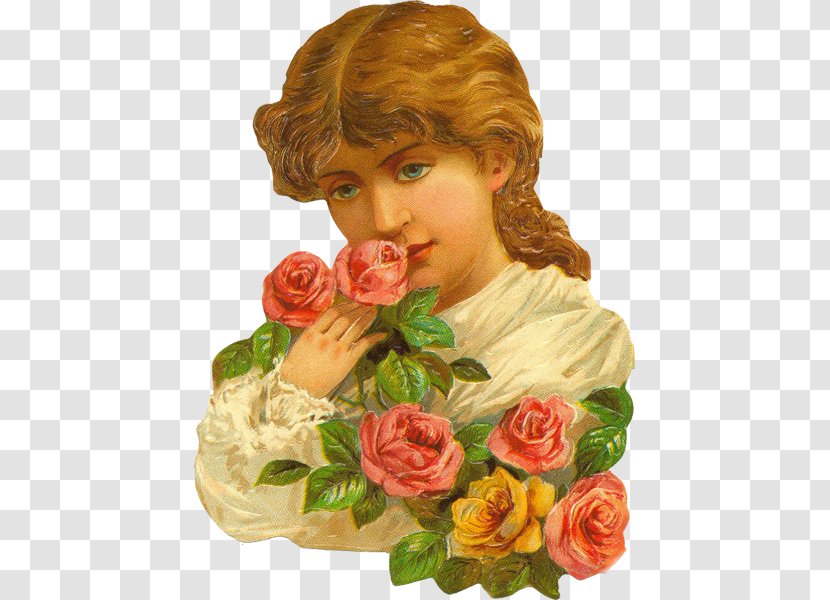 Victorian Era Garden Roses Bokmärke Flower Paper - Rose Family - Decoupage Vintage Transparent PNG