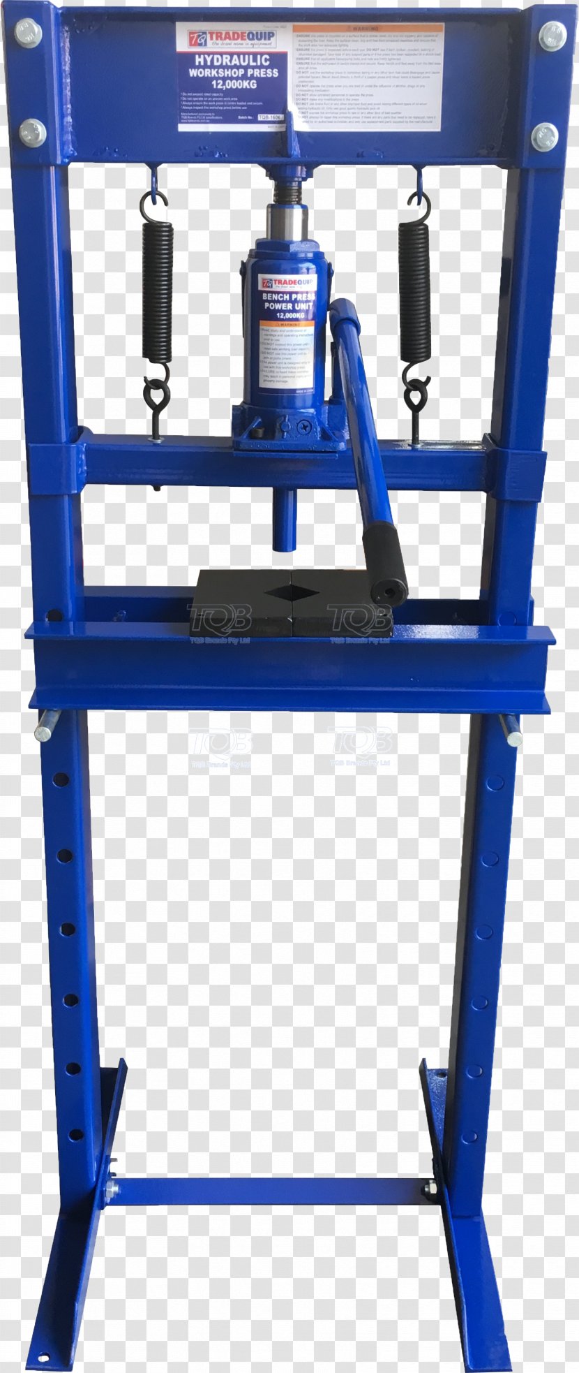 Tool Workshop Machine Press Logicar - Hydraulics Transparent PNG