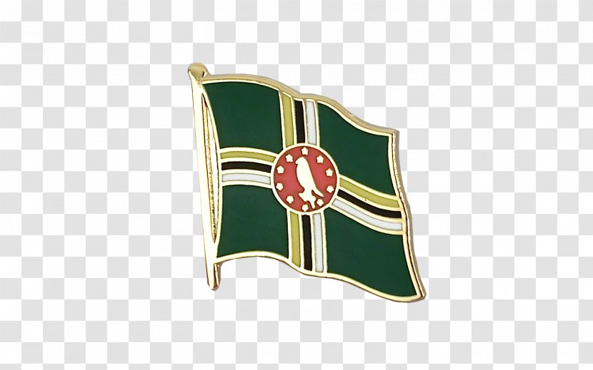 Flag Of Dominica Coat Arms Fahne - Lapel Pin Transparent PNG
