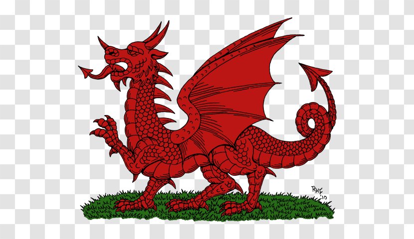 Flag Of Wales Welsh Dragon King Arthur - Zazzle Transparent PNG