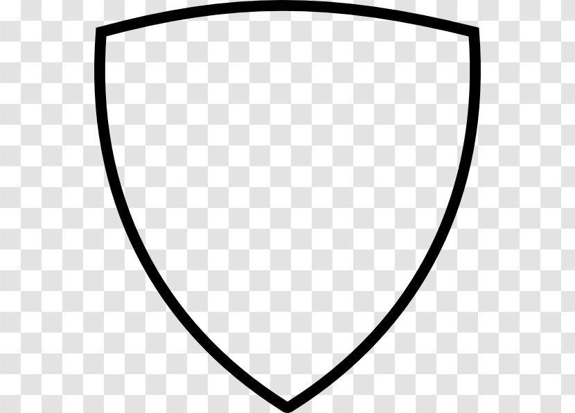 Shield Clip Art - Area - Black Transparent PNG