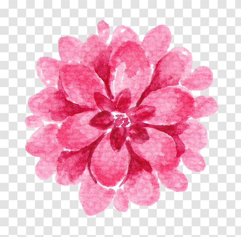 Drawing Flower Watercolor Painting Illustration - Indian National Wind Album Transparent PNG