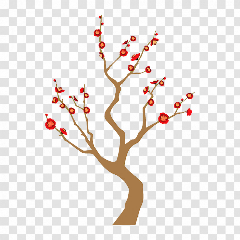 Plum Tree Plum Winter Flower Transparent PNG