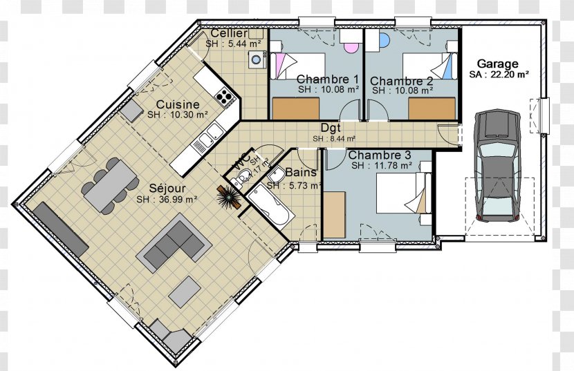 Floor Plan House Property - Land Lot Transparent PNG