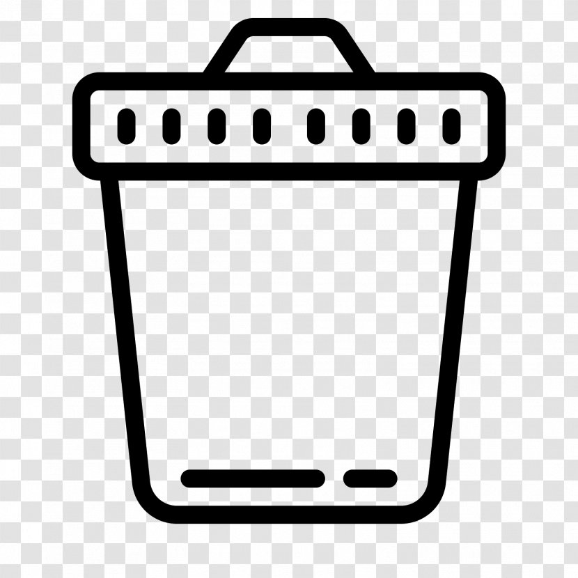 Rubbish Bins & Waste Paper Baskets Trash Clip Art - Black And White - Cancel Icon Transparent PNG