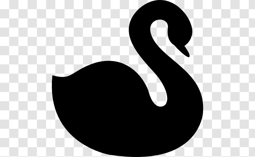 Cygnini Bird - Silhouette - Swan Transparent PNG