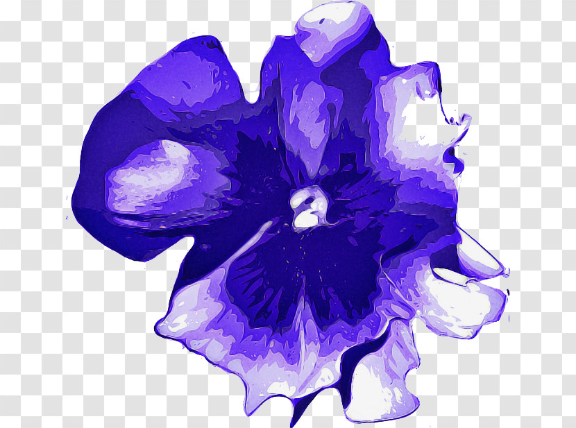 Violet Purple Blue Flower Petal Transparent PNG