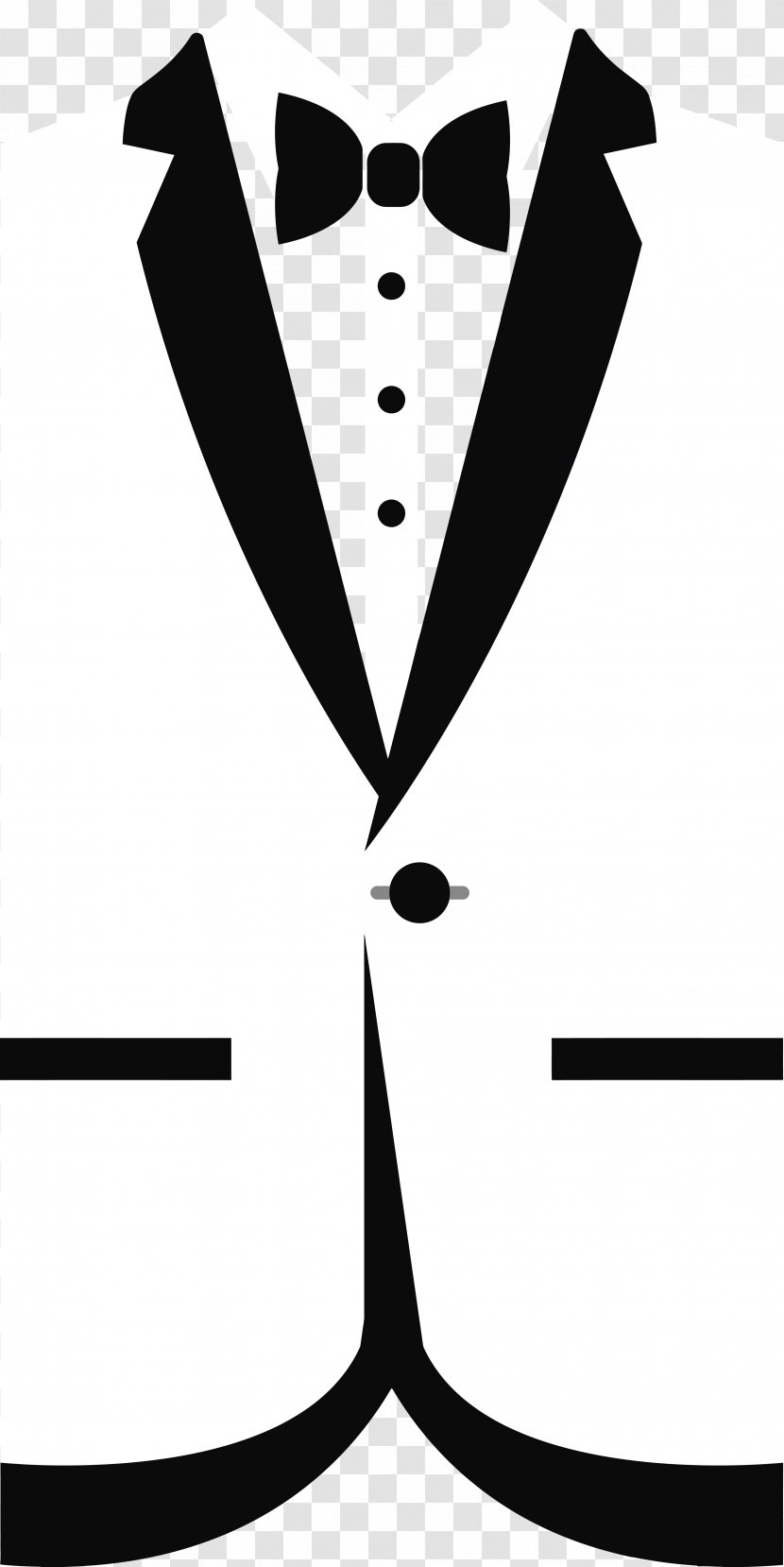 T-shirt Tuxedo Bow Tie Clip Art - Shirt Transparent PNG