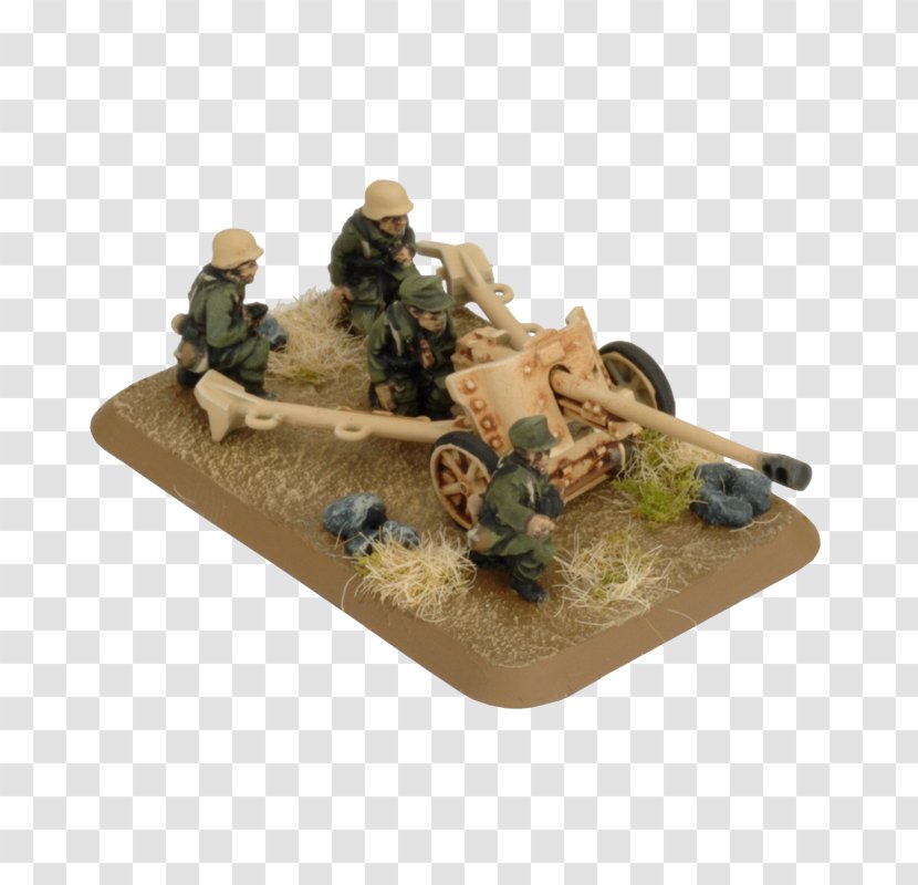 Infantry Platoon Tank Destroyer Figurine - Organization - Afrika Korps Transparent PNG