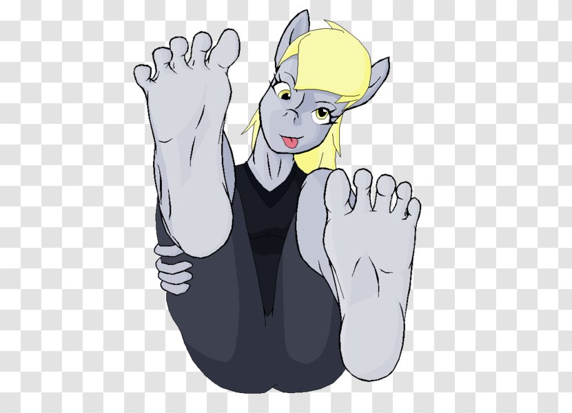 Derpy Hooves Thumb Hoof Foot Plantigrade - Frame - Little Feet Transparent PNG