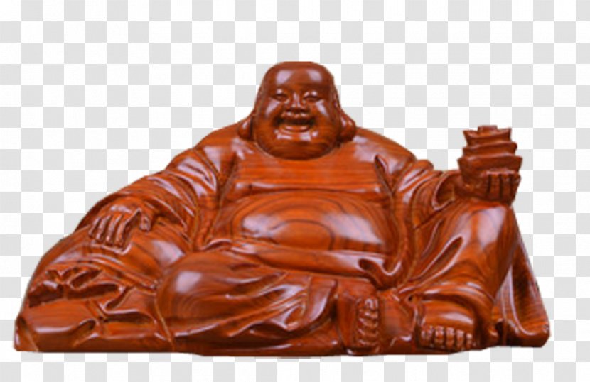 Wood Carving Buddhism Narra Budai - If Mi Buddha Statues Transparent PNG