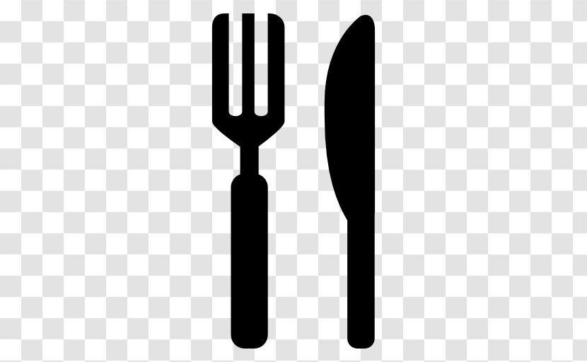 Knife Fork Silhouette - Kitchen Utensil - And Transparent PNG