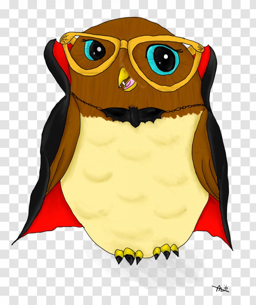 Owl Clip Art Illustration Beak Glasses - Bird Of Prey - Sneak Peek Transparent PNG